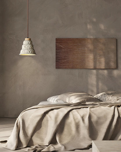 Stone Bell Pendant Light Dia 7.1″ x H 7.1″ / Cement Grey pendant Lamp