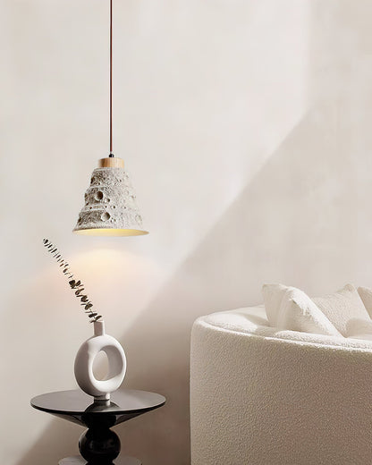 Stone Bell Pendant Light Dia 7.1″ x H 7.1″ / Cement Grey pendant Lamp