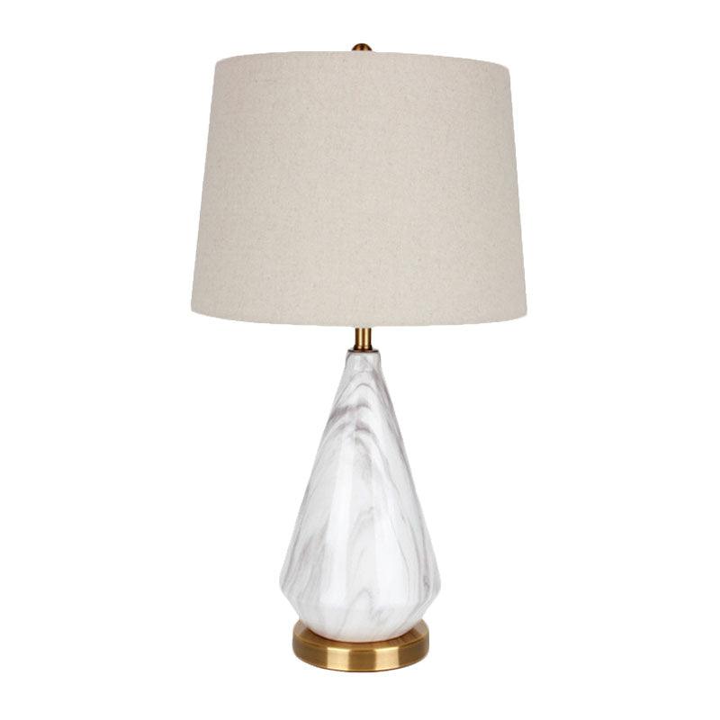 Marble Diamond Table Lamp Dia 13.8″ x H 24.8″ / Dia 35cm x H 63cm / White / US plug Table lamp