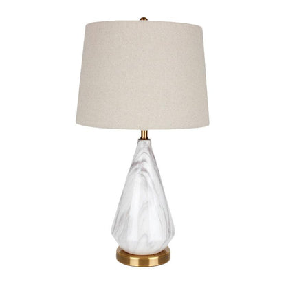 Marble Diamond Table Lamp Dia 13.8″ x H 24.8″ / Dia 35cm x H 63cm / White / US plug Table lamp