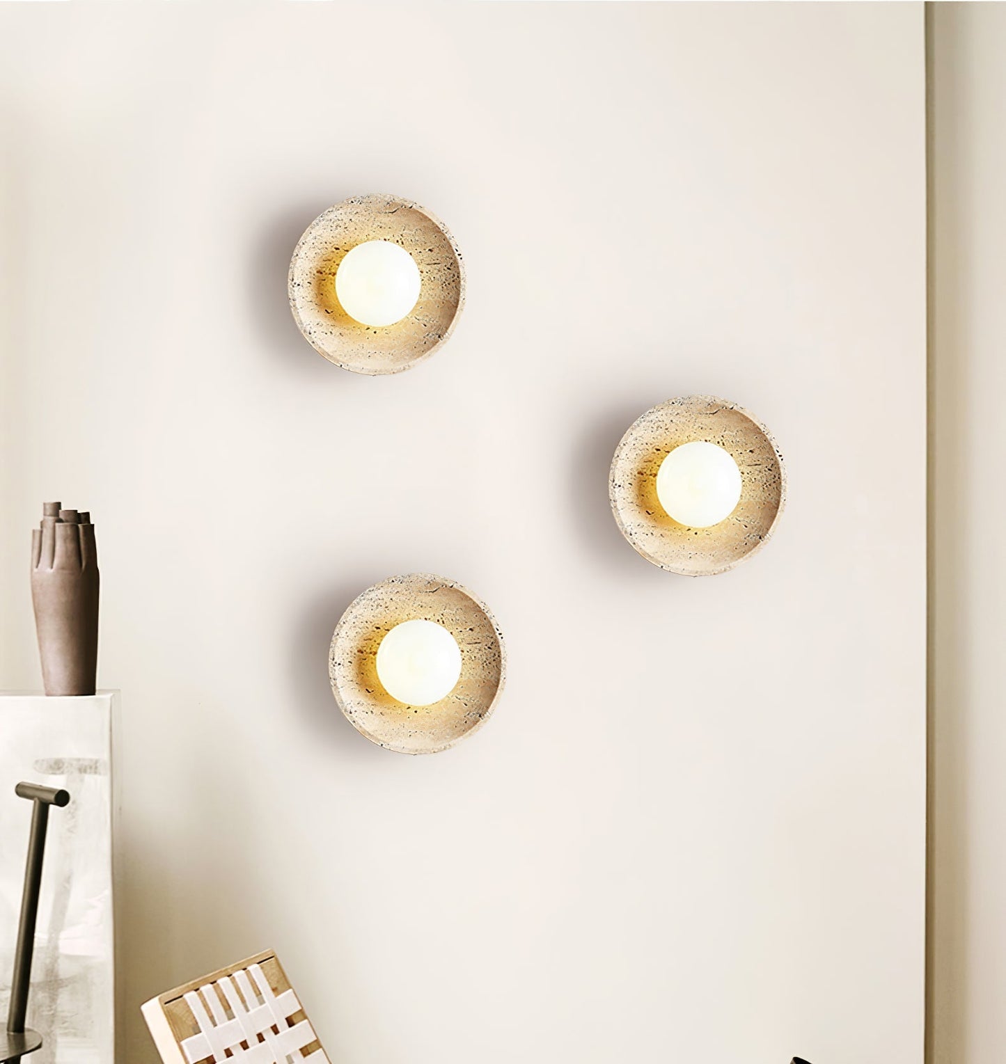 Stone Eclipse Plug-in Wall Light 1001 Wall lamp
