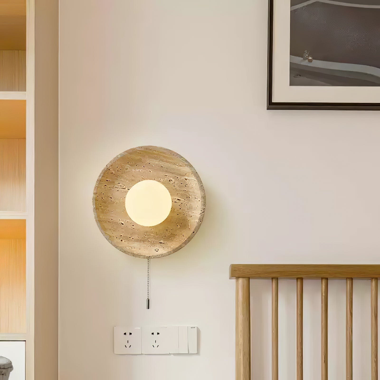 Stone Lunar Eclipse Wall Light Wall lamp
