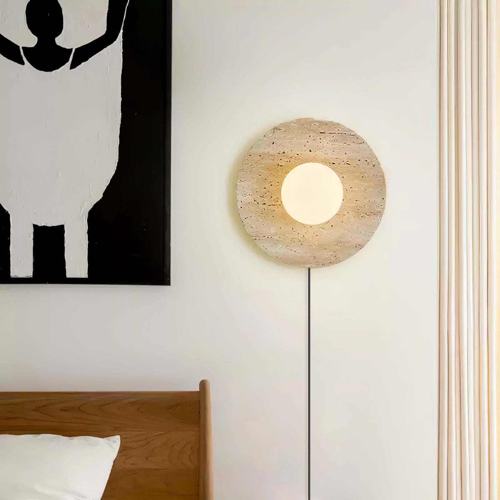 Stone Eclipse Plug-in Wall Light 1001 Wall lamp
