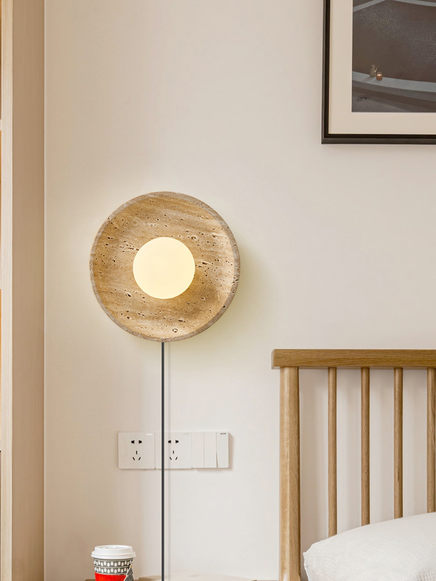 Stone Eclipse Plug-in Wall Light 1001 Wall lamp