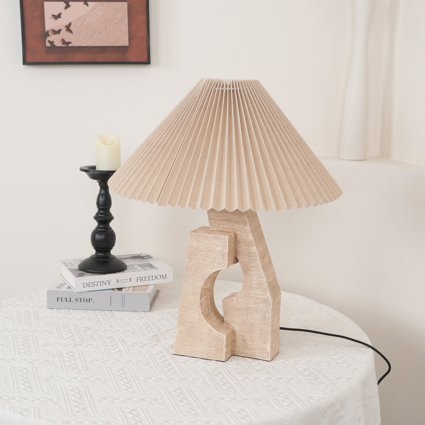 Stone Pillar Table Lamp Table lamp