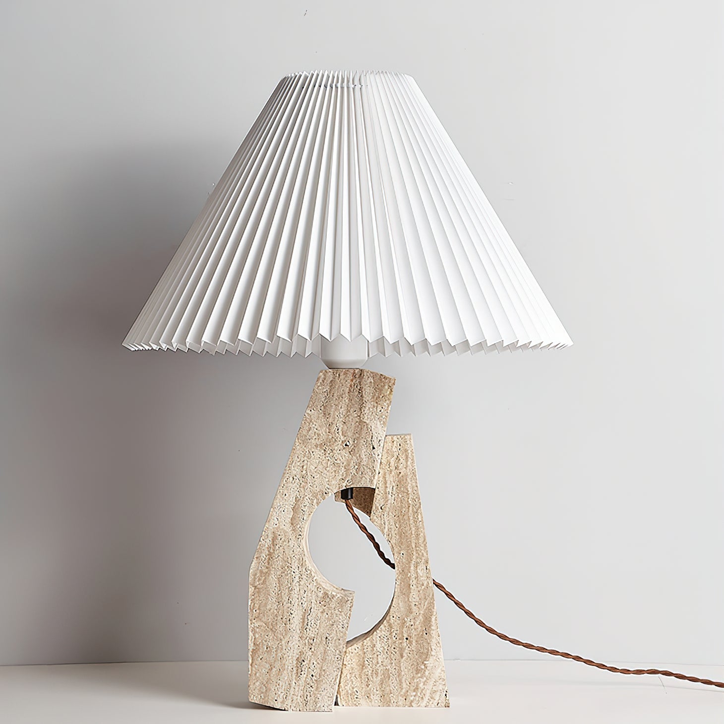 Stone Pillar Table Lamp Table lamp