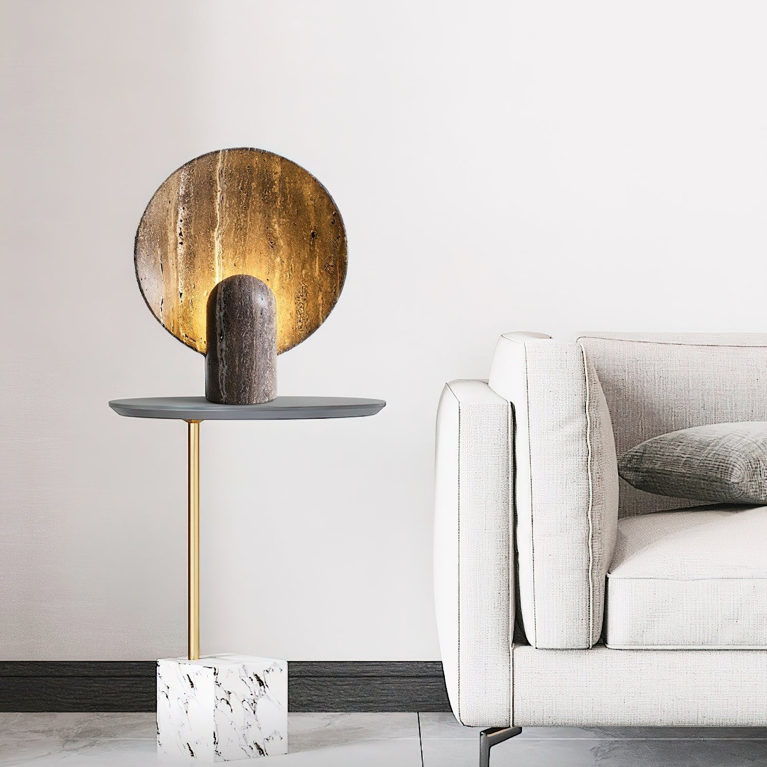 Eclipse Stone Table Lamp Table lamp