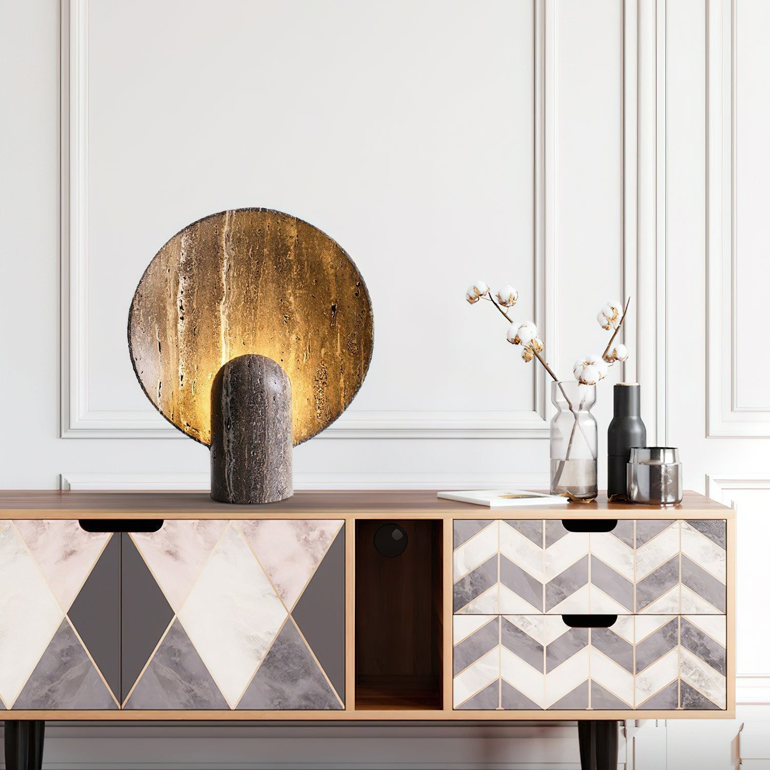 Eclipse Stone Table Lamp Table lamp