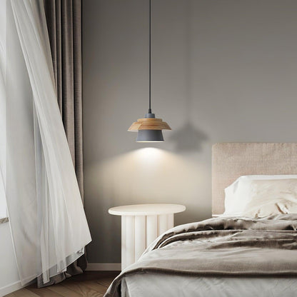 Stone Wood Pendant Lamp Pendant light