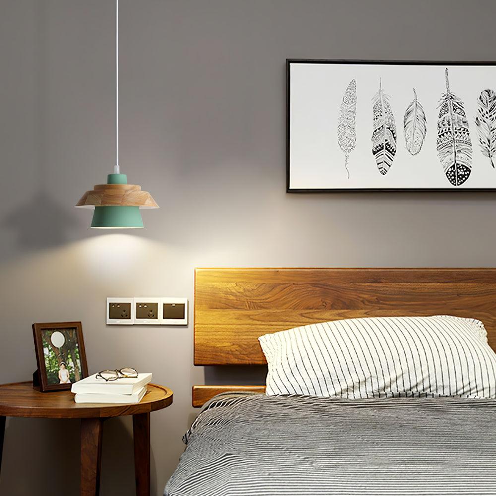 Stone Wood Pendant Lamp Pendant light