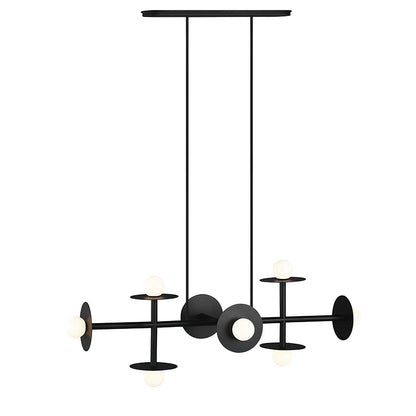Strada Chandelier Dia 40.6″ x H 20.9″ / Dia 103cm x H 53cm / Black Chandelier