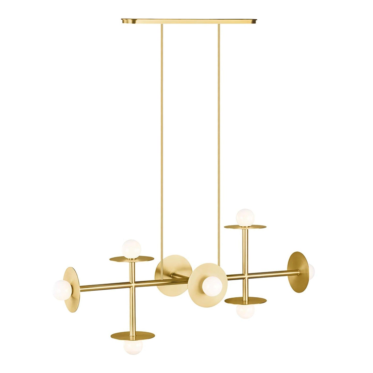 Strada Chandelier Dia 40.6″ x H 20.9″ / Dia 103cm x H 53cm / Gold Chandelier