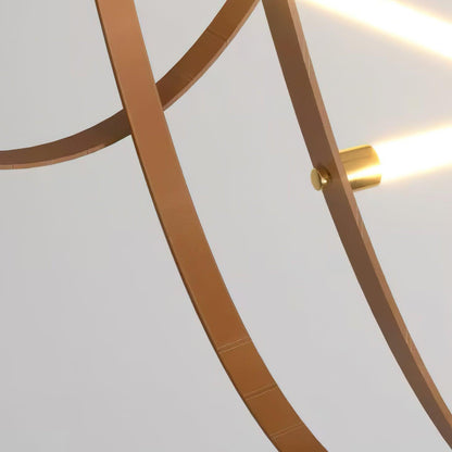 Straight Belt Pendant Lamp Chandelier