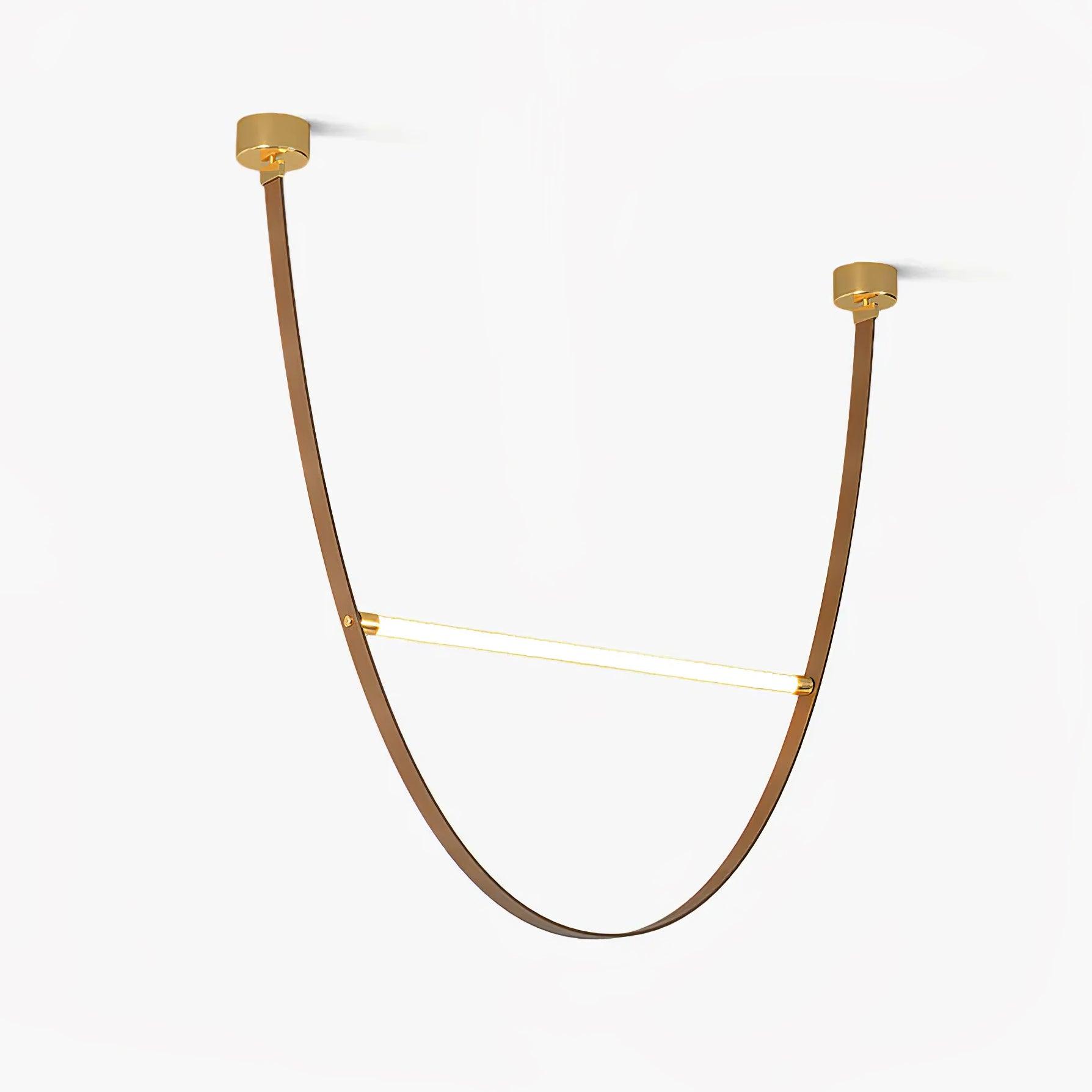 Straight Belt Pendant Lamp Chandelier
