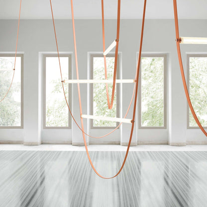 Straight Belt Pendant Lamp Chandelier