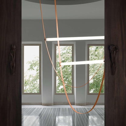 Straight Belt Pendant Lamp Chandelier