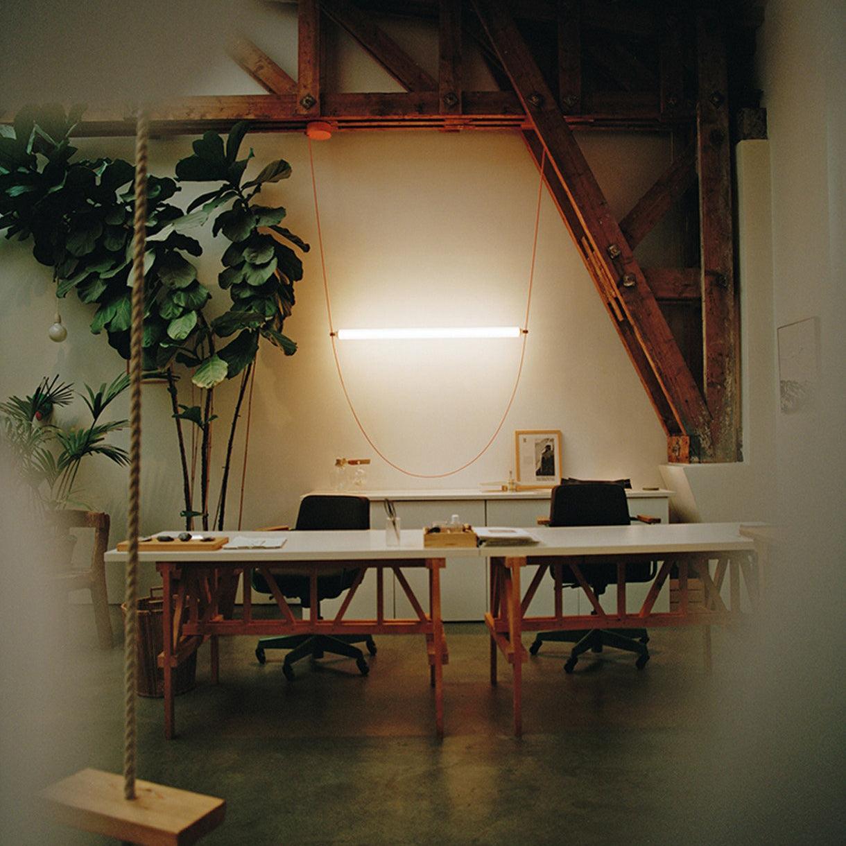 Straight Belt Pendant Lamp Chandelier