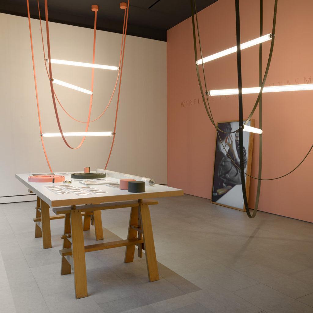 Straight Belt Pendant Lamp Chandelier