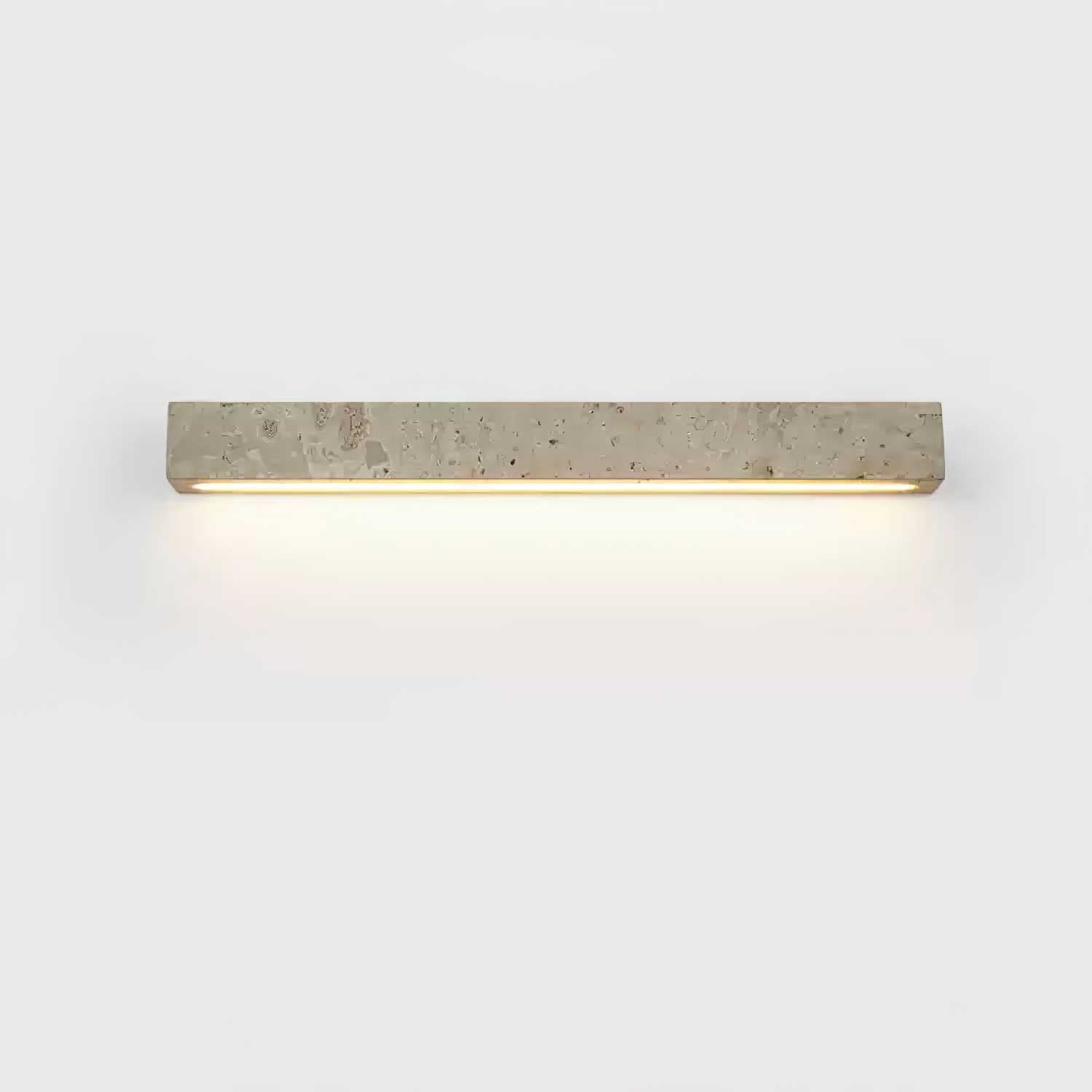 Stravik Wall Light L 18.9″ x H 1.9″ / Yellow Travertine / Warm Light 1001 Wall lamp