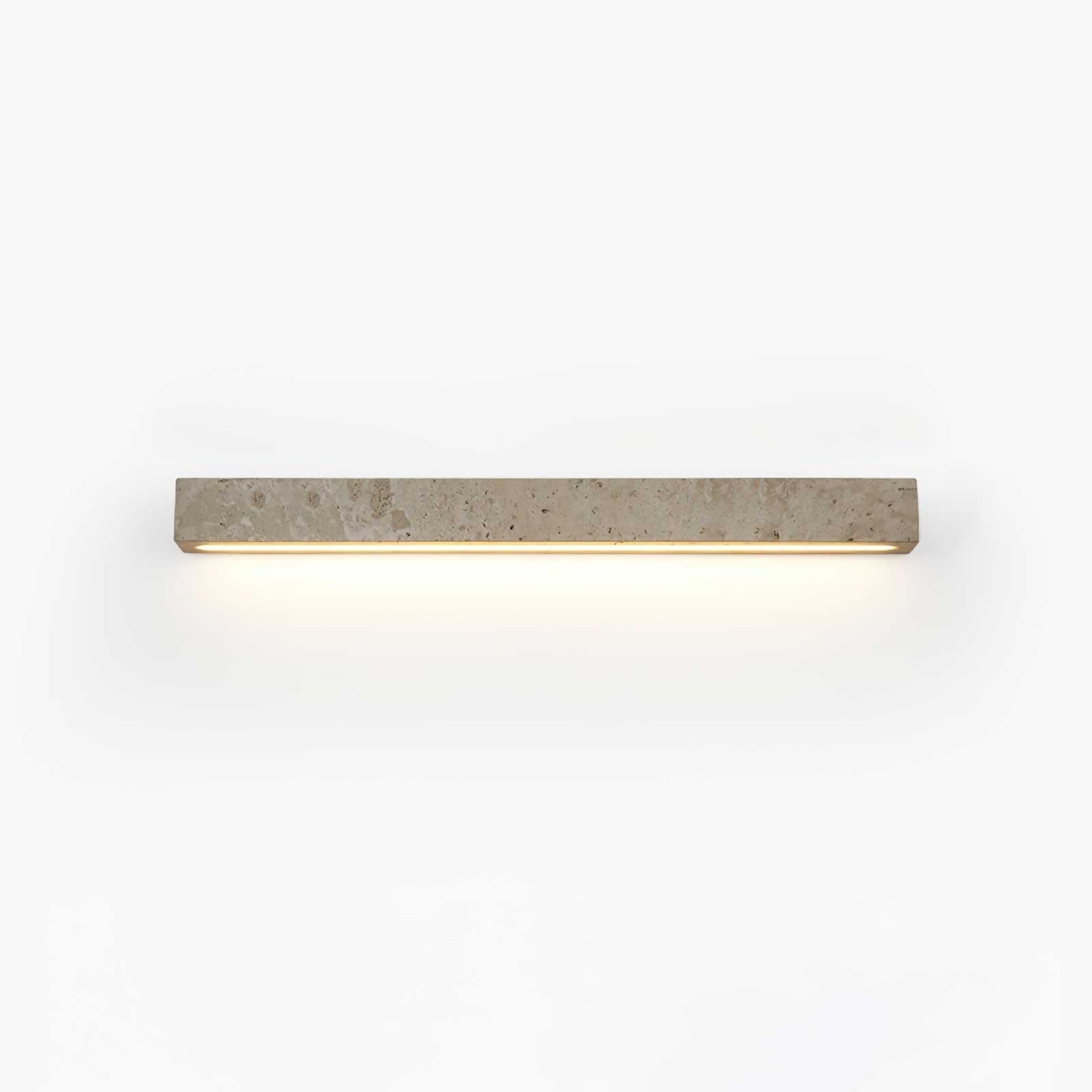 Stravik Wall Light L 22.8″ x H 1.9″ / Yellow Travertine / Warm Light 1001 Wall lamp