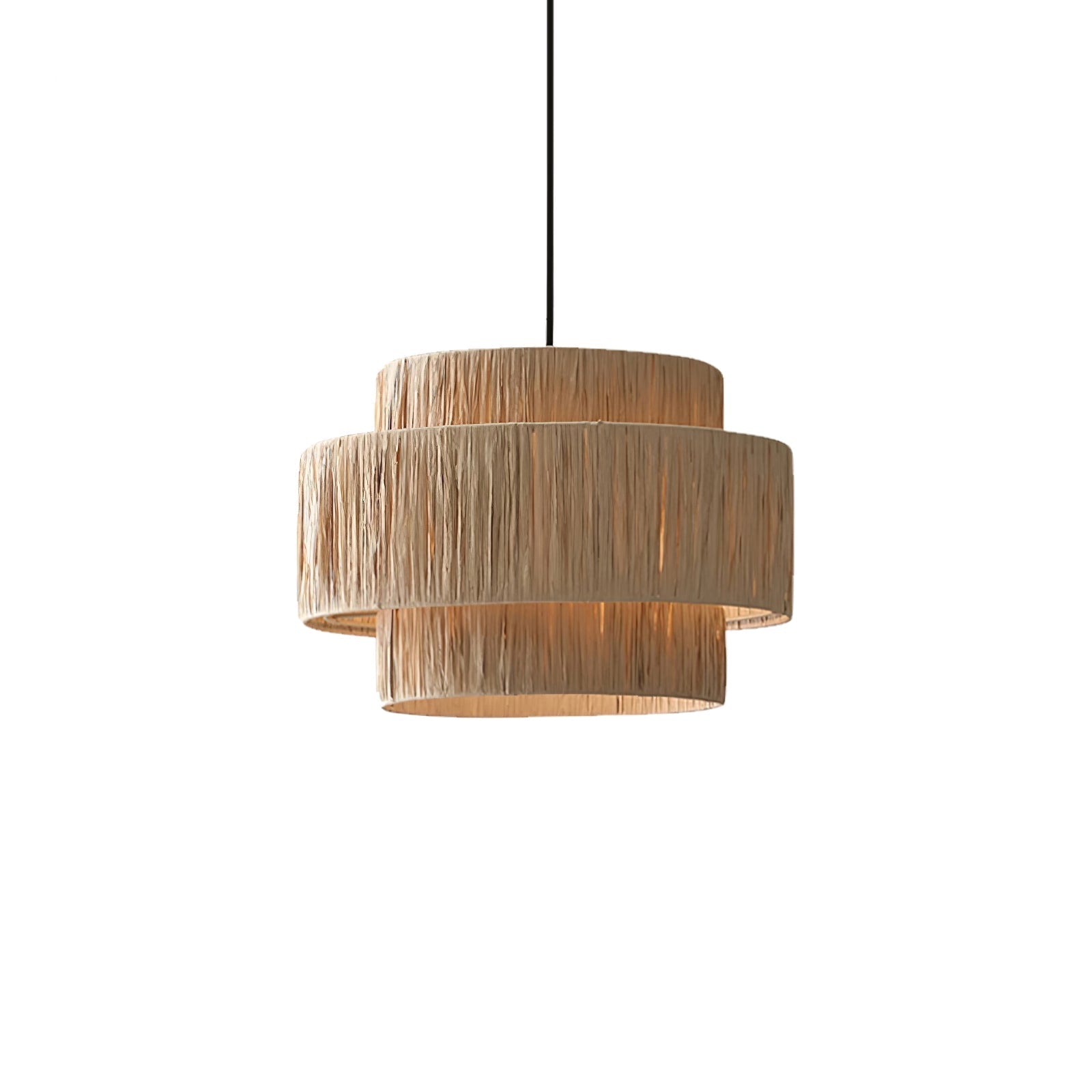 Straw Art Pendant Light Dia 15.7″ x H 11″ / Dia 40cm x H 28cm / Natural straw Pendant light
