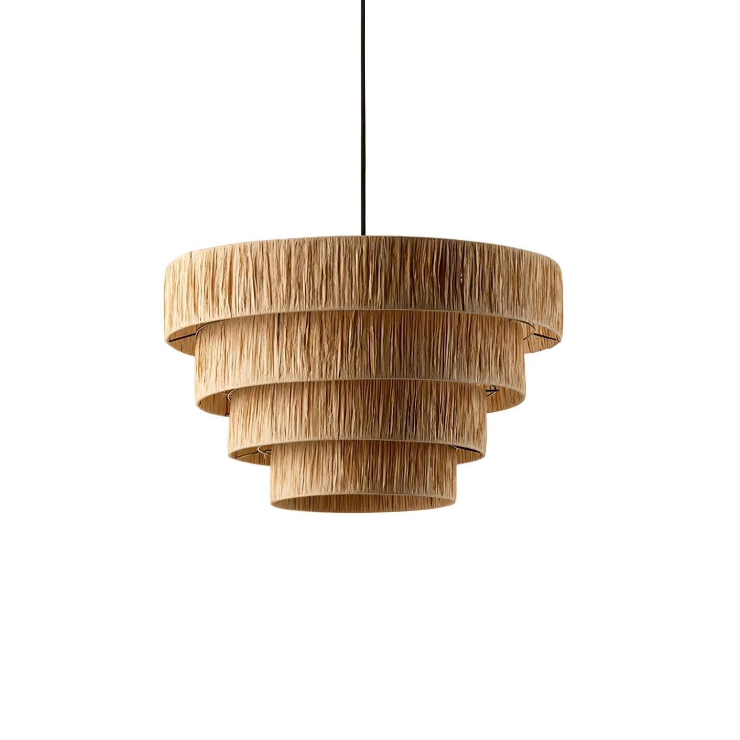 Straw Art Pendant Light Dia 25.6″ x H 15.4″ / Dia 65cm x H 39cm / Natural straw Pendant light
