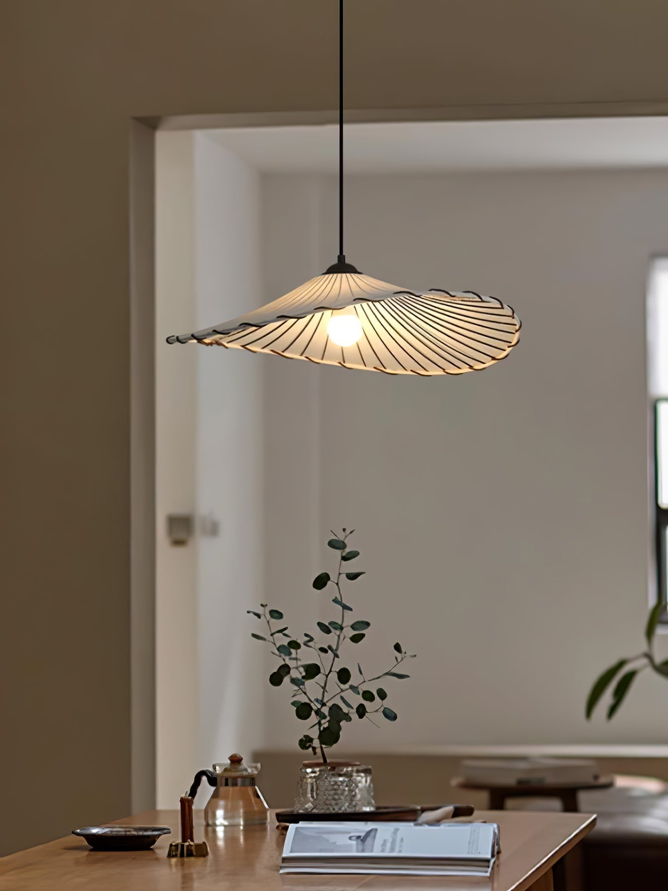 Lotus Leaf Fabric Pendant Light Pendant light