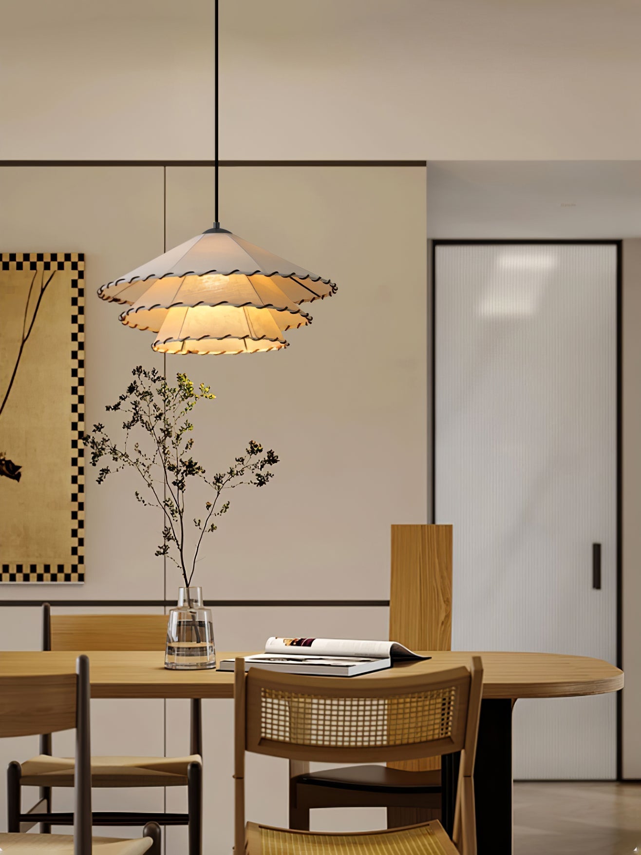 Lotus Leaf Fabric Pendant Light Pendant light