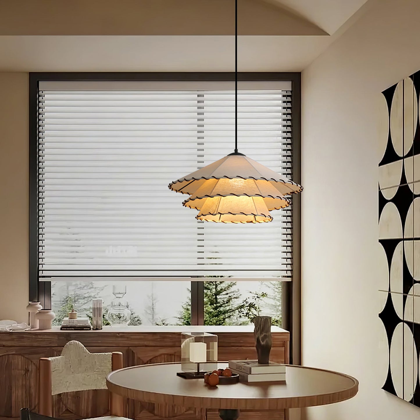Lotus Leaf Fabric Pendant Light Pendant light
