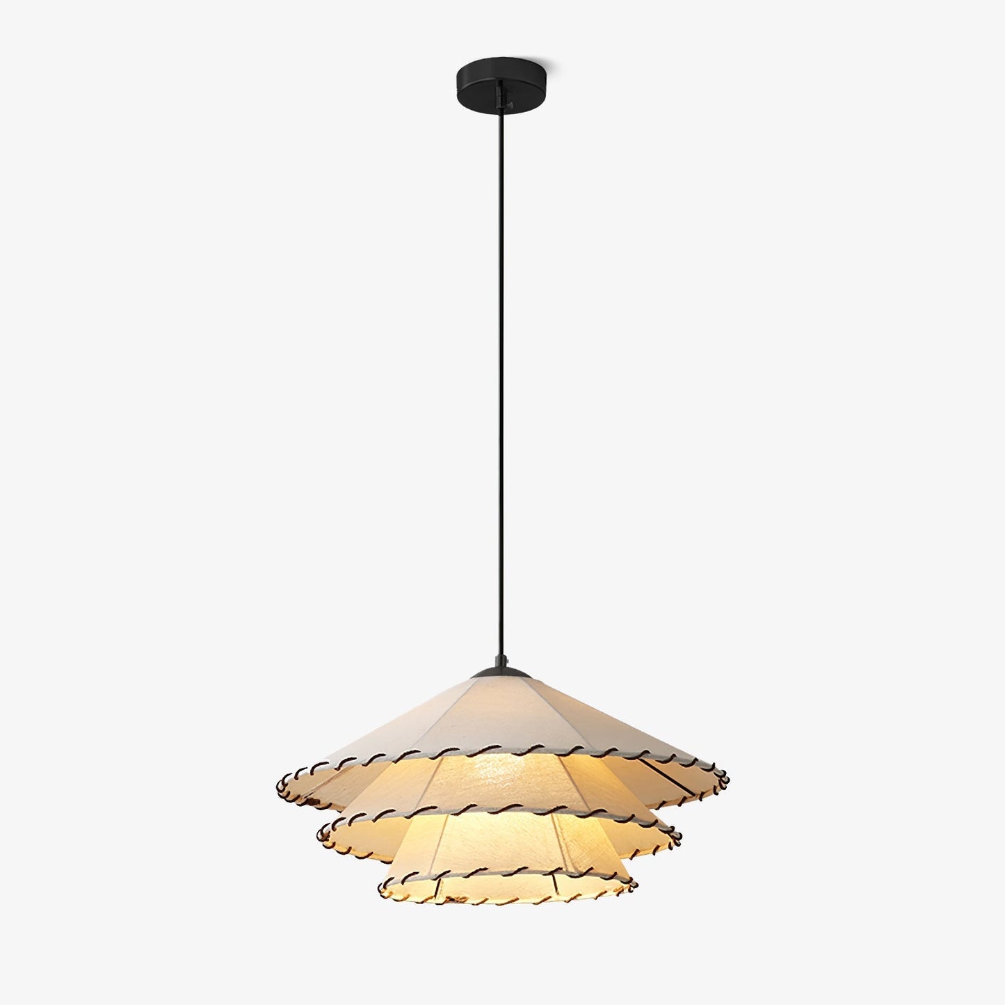 Lotus Leaf Fabric Pendant Light ? 15.7″ x H 7.9″ / Dia 40cm x H 20cm / Beige Pendant light