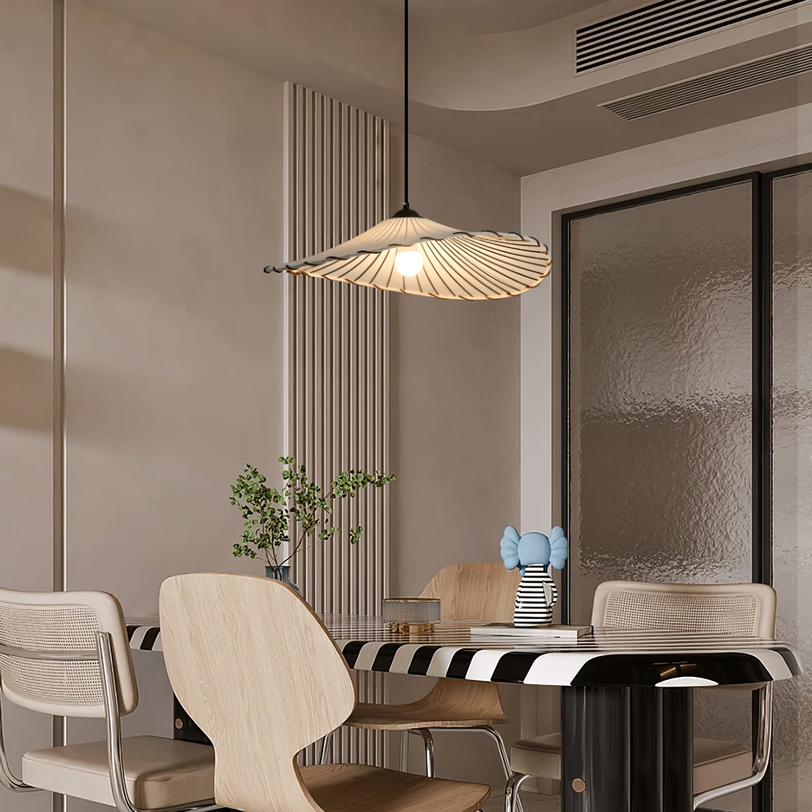 Lotus Leaf Fabric Pendant Light Pendant light