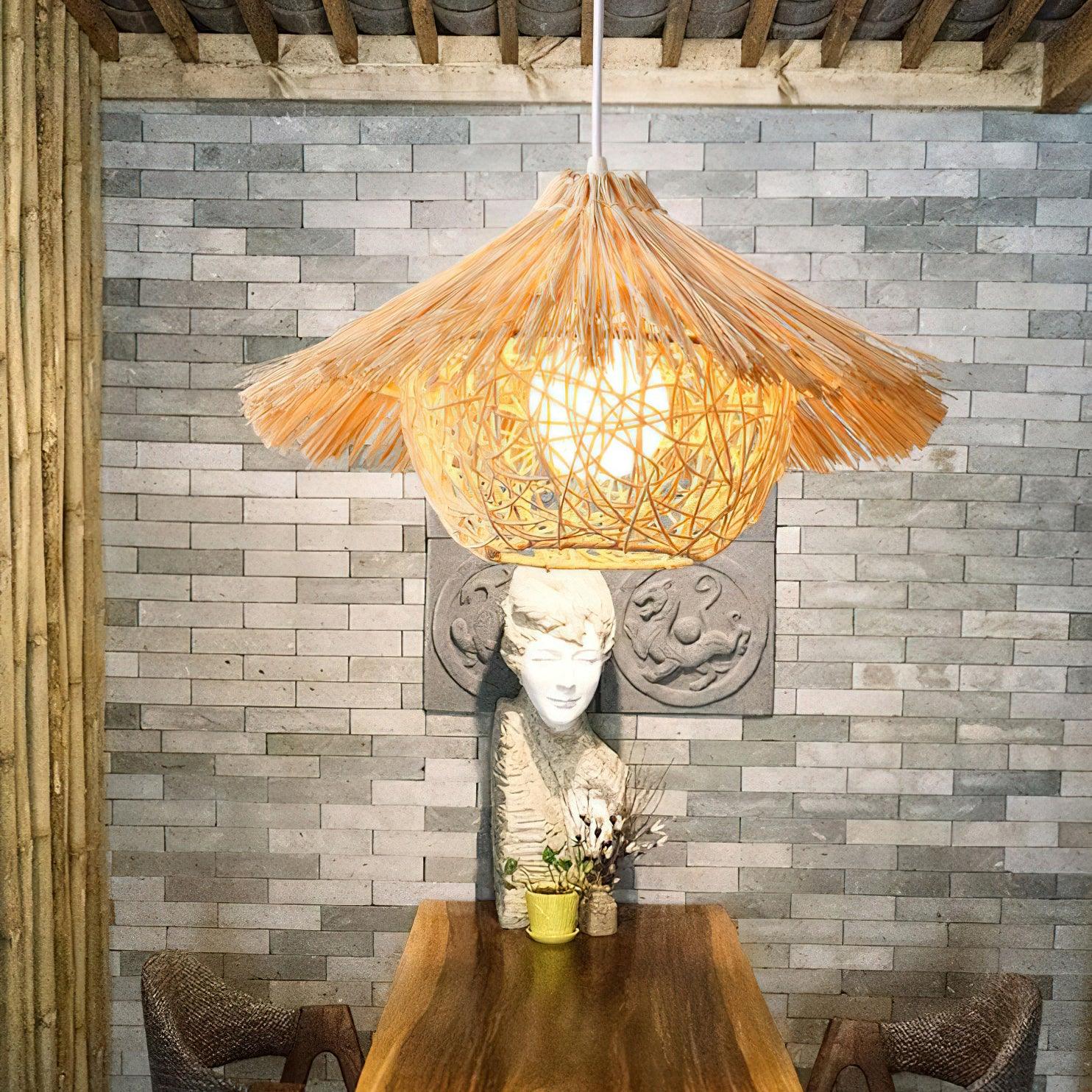 Straw Hat Pendant Light Pendant light
