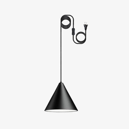 String Swag Lights Conical: ? 8.3″ x H 6.3″ / Dia 21cm x H 16cm (2 hooks) / L 450cm with plug / 2 Pendant light