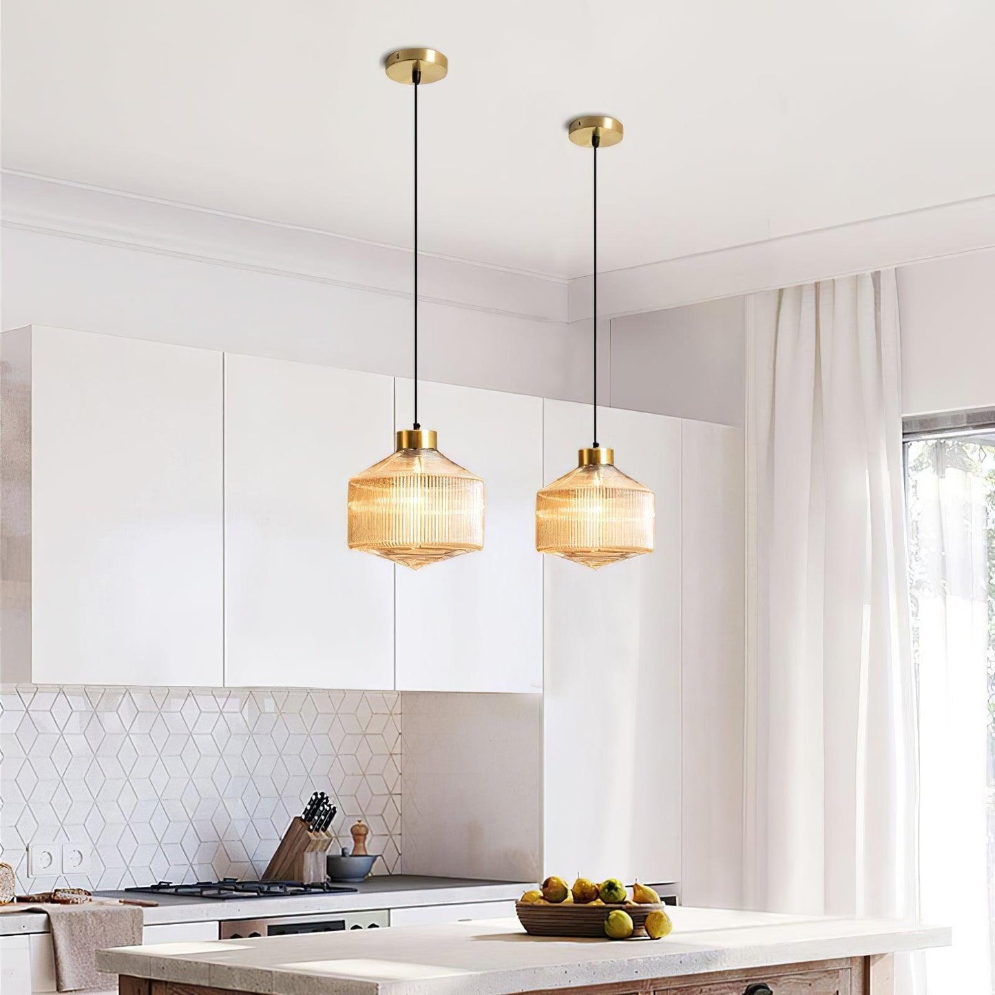 Striped Spinning Top Pendant Light Pendant light