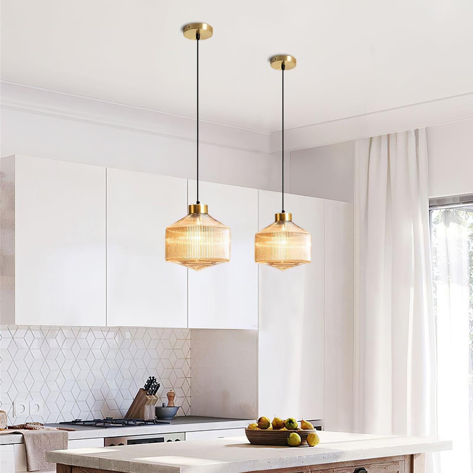 Striped Spinning Top Pendant Light Pendant light
