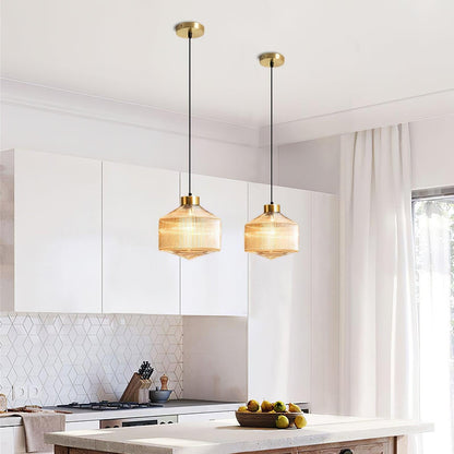 Striped Spinning Top Pendant Light Pendant light