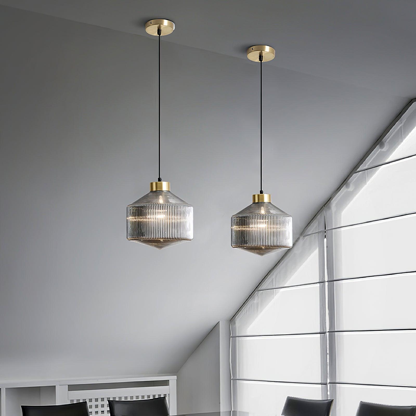Striped Spinning Top Pendant Light Pendant light