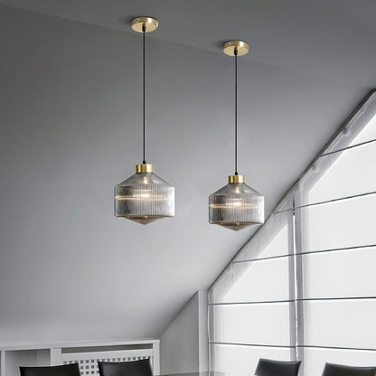 Striped Spinning Top Pendant Light Pendant light