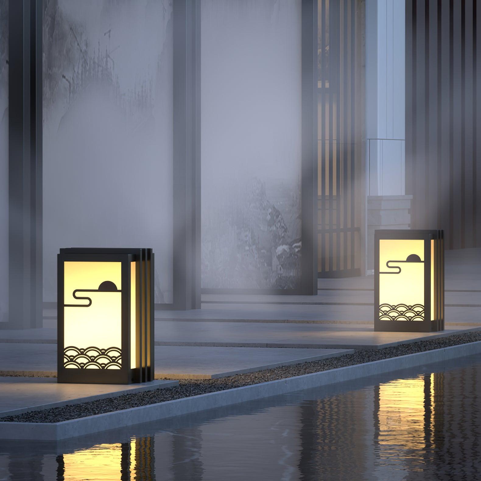 Sunrise Pattern Outdoor Light Table lamp