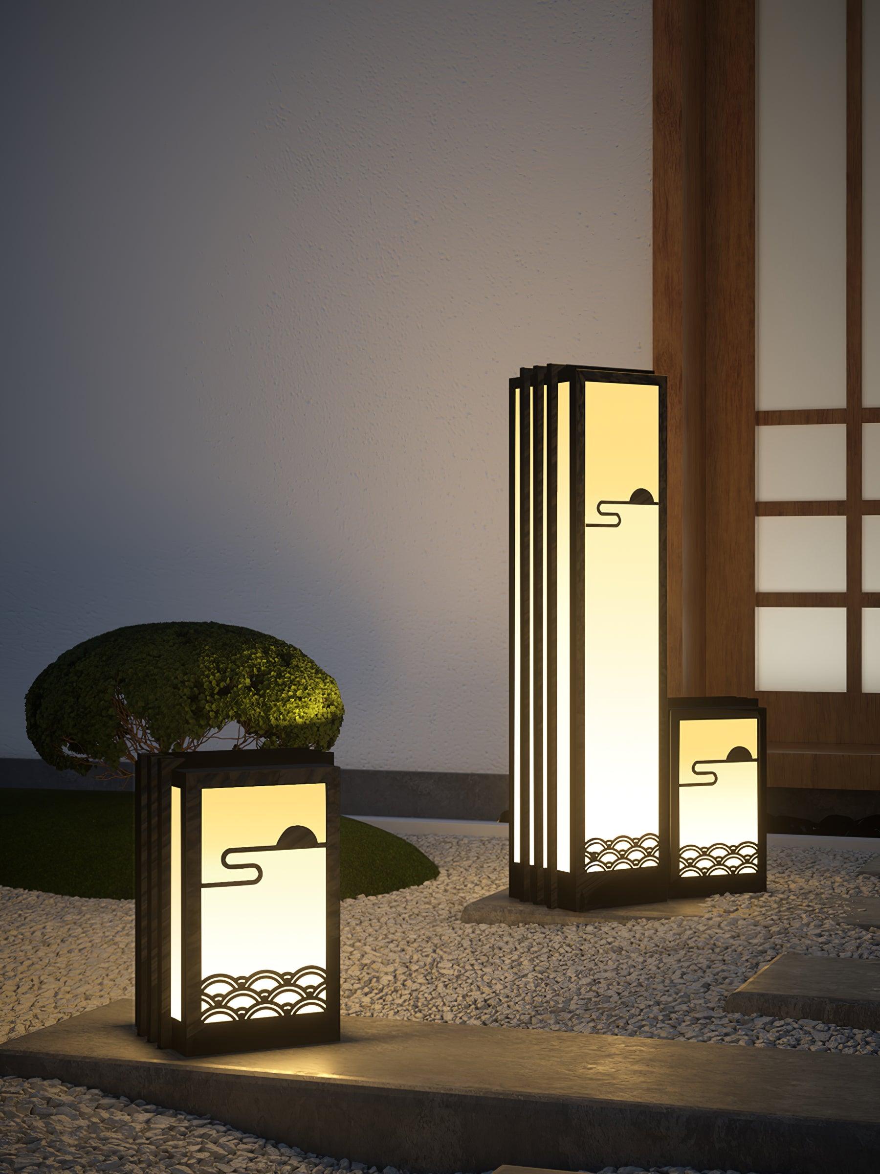 Sunrise Pattern Outdoor Light Table lamp