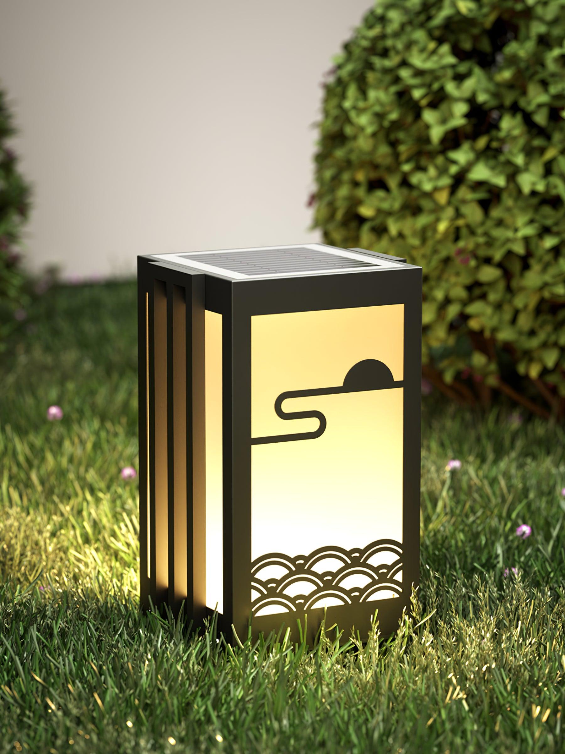 Sunrise Pattern Outdoor Light Table lamp
