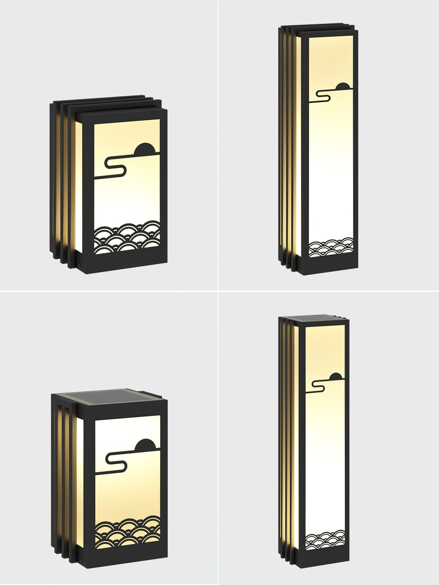 Sunrise Pattern Outdoor Light Table lamp