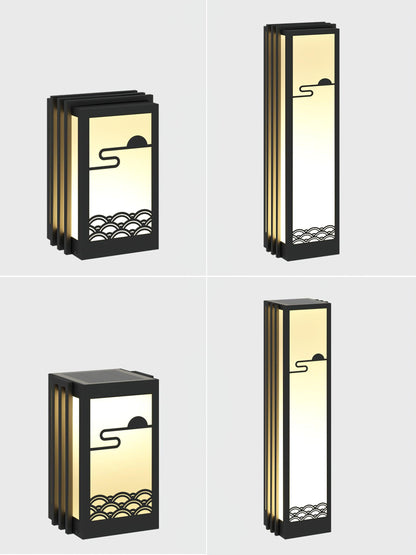 Sunrise Pattern Outdoor Light Table lamp