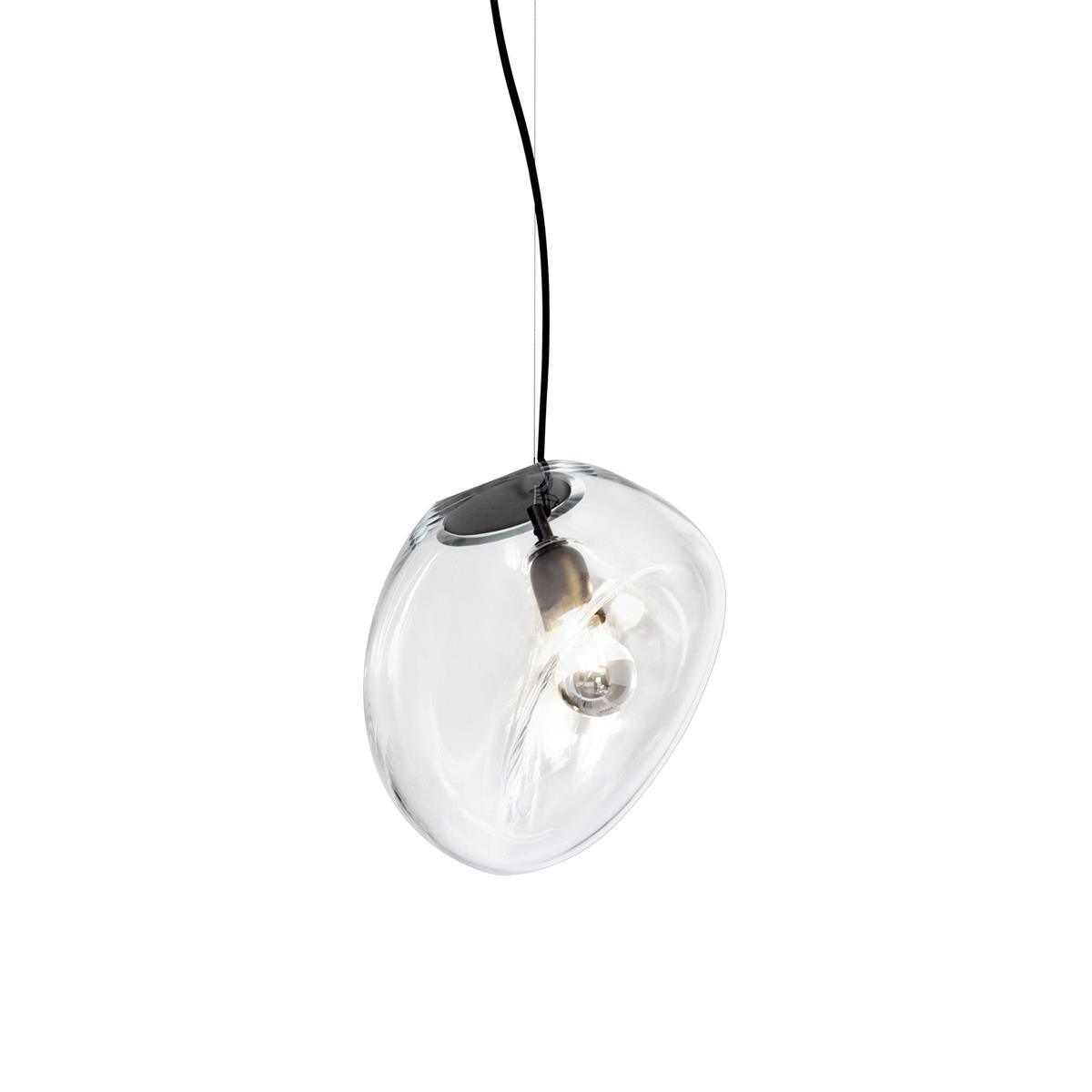 Suspended Water Drop Pendant Lamp Dia 7.9″ x H 59.1″ / Dia 20cm x H 150cm / Clear Pendant light