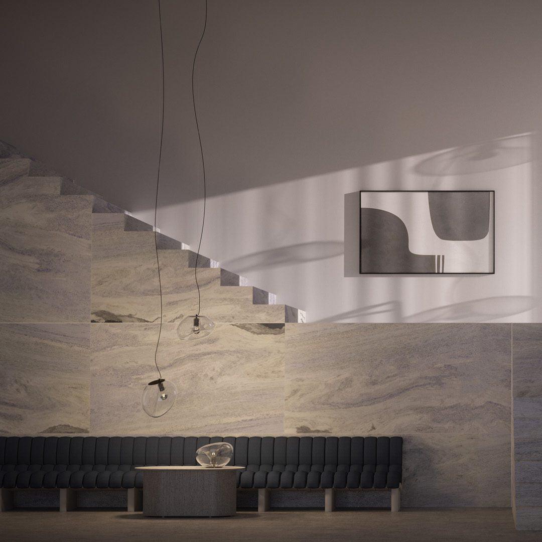 Suspended Water Drop Pendant Lamp Pendant light