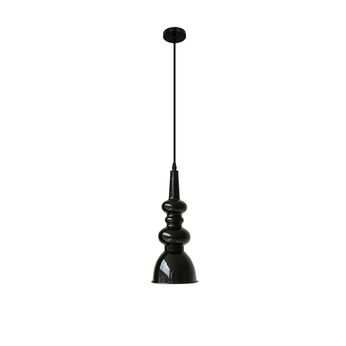Svelte Noir Pendant Light Dia 5.9″ x H 13.8″ / Dia 15cm x H 35cm / Black Pendant light