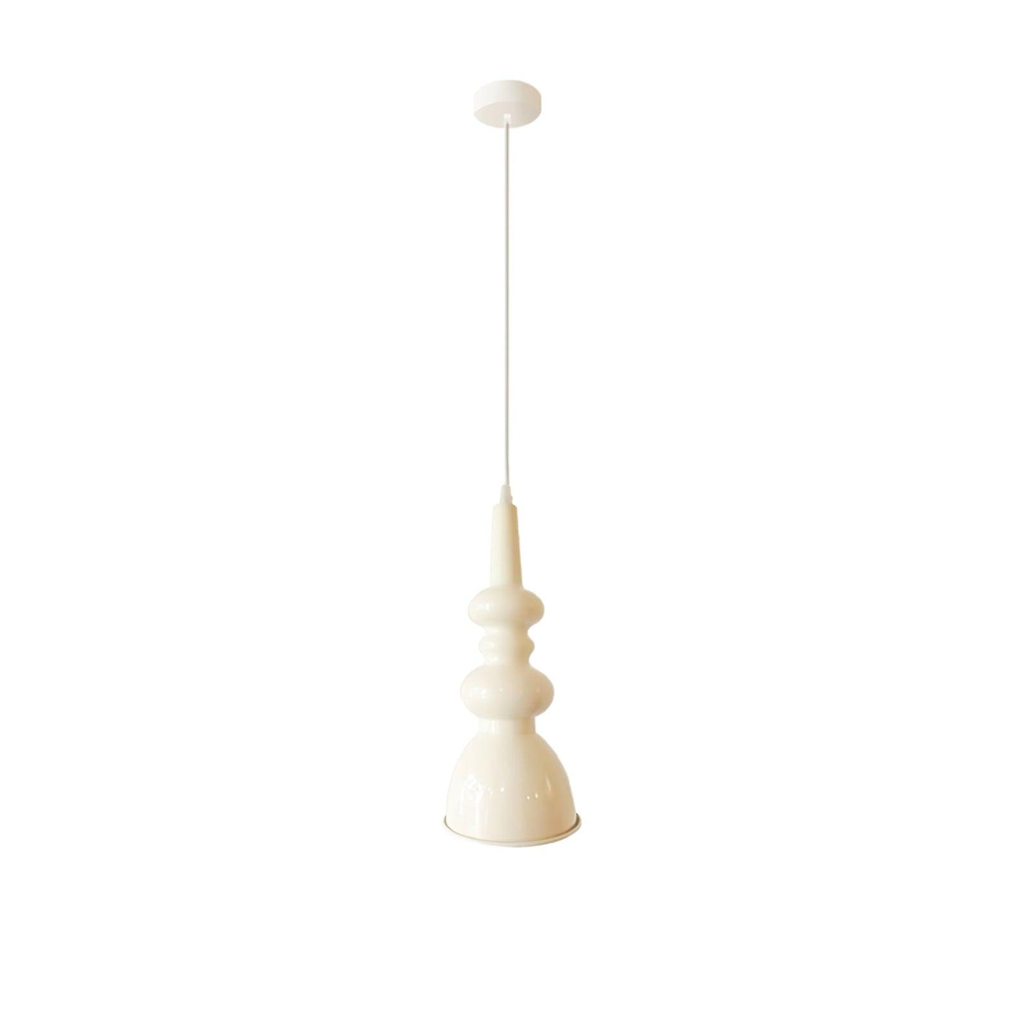 Svelte Noir Pendant Light Dia 5.9″ x H 13.8″ / Dia 15cm x H 35cm / White Pendant light