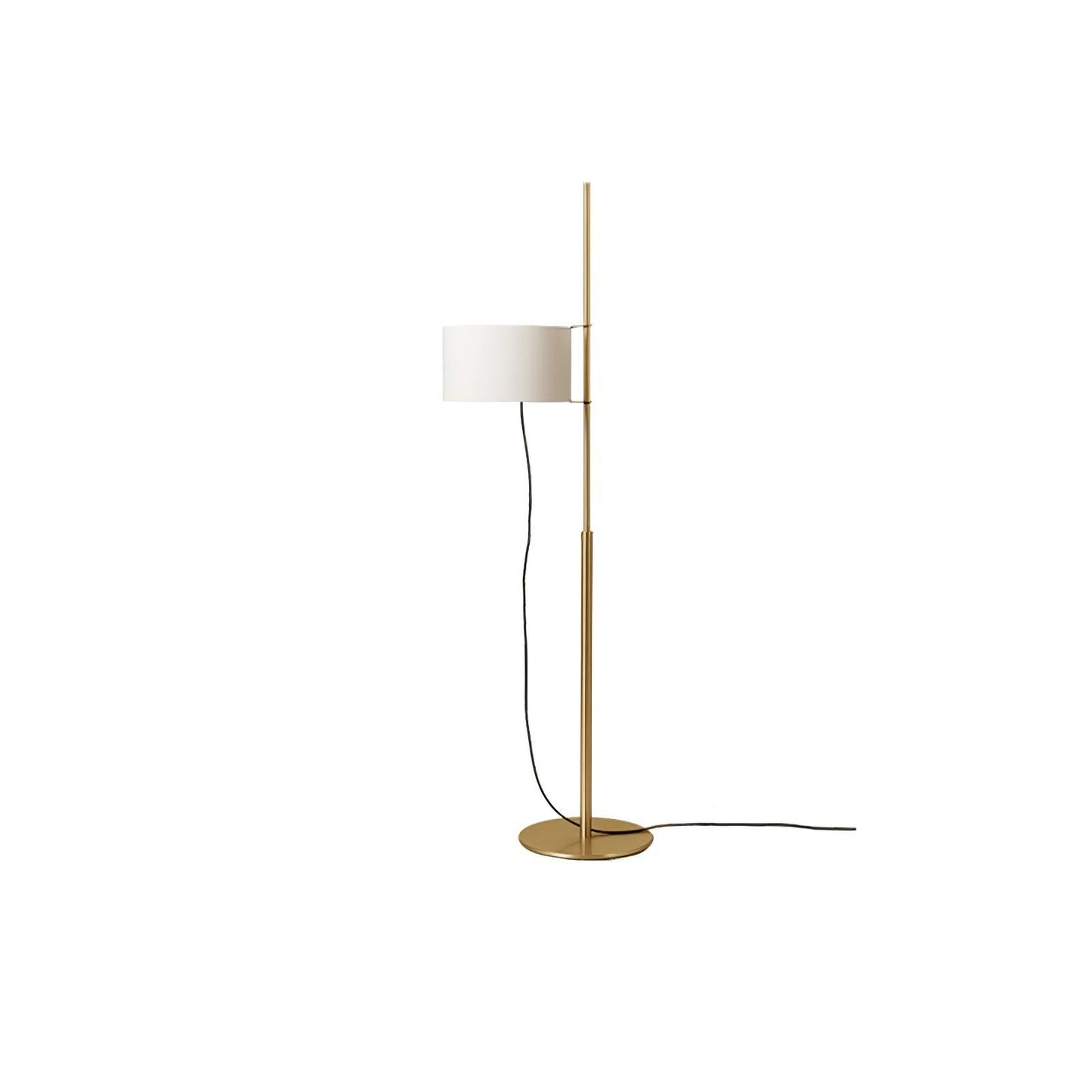 Svelte Silhouette Floor Lamp Gold & White Dia 12.6″ x H 69.3″ / Dia 32cm x H 176cm / US Plug Floor lamp