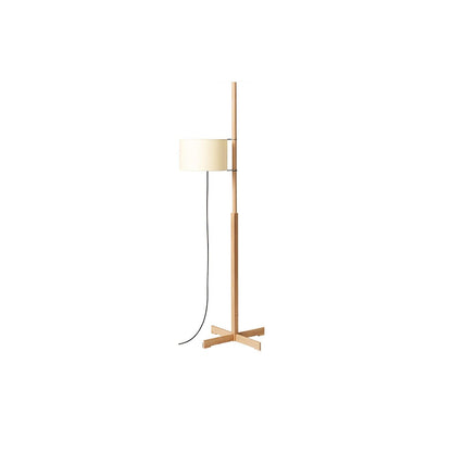 Svelte Silhouette Floor Lamp Ash wood & White Dia 13.8″ x H 65.4″ / Dia 35cm x H 166cm / US Plug Floor lamp