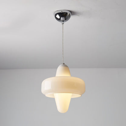Swan Pendant Lamp Dia 17.3″ x H 17.7″ / Dia 44cm x H 45cm / White & White Pendant light